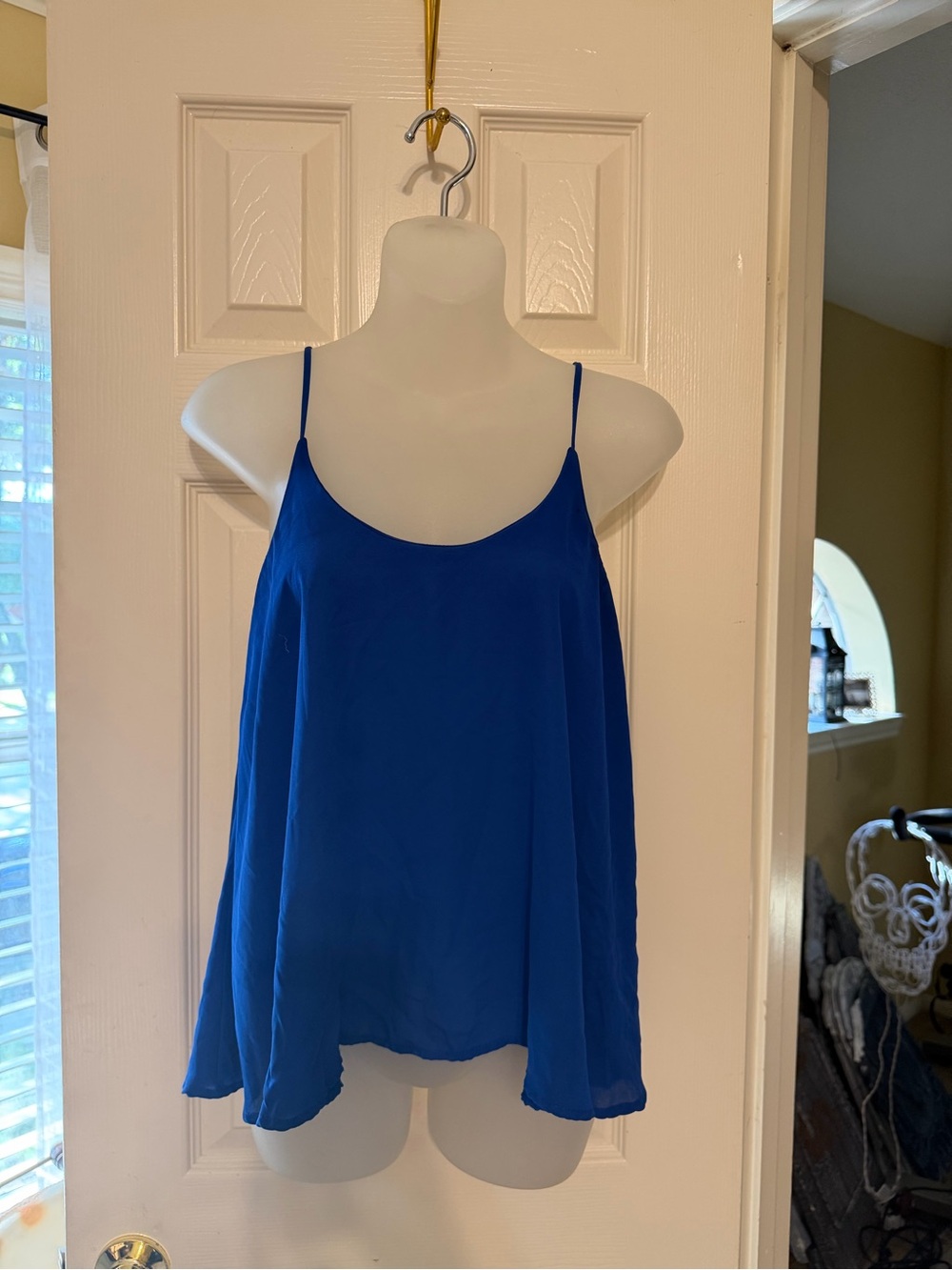 Shasa Royal Blue Spaghetti-Strap Cami